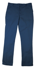 Boys K-12 Flat Front Pants – Modern fit – Navy – Fischers School Uniforms